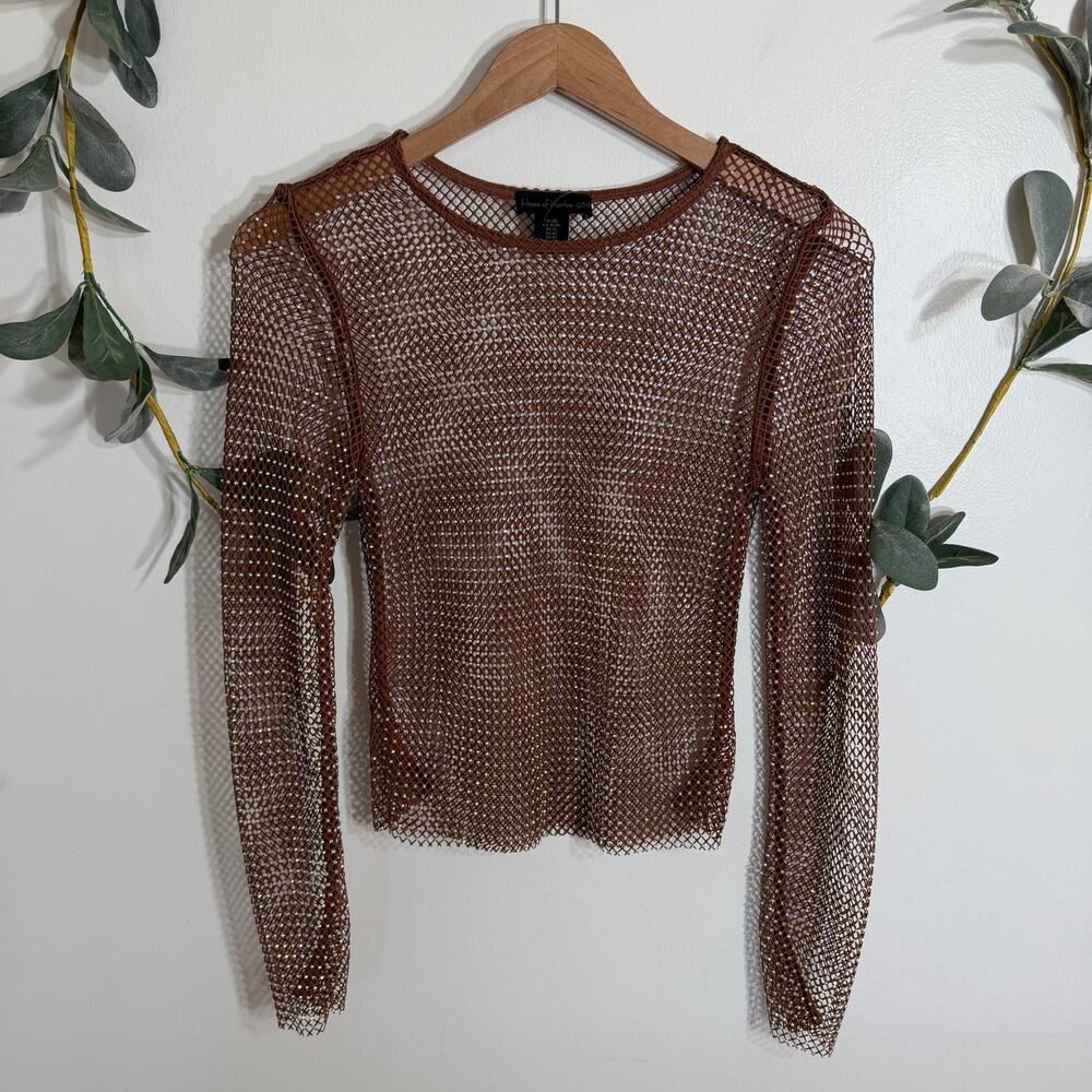 House of Harlow 1960 Bedazzled Top